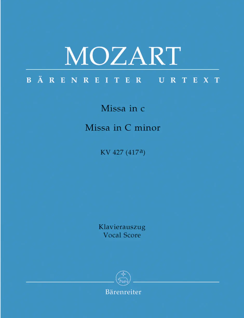 Cover: 9790006456932 | Missa in c-Moll KV 427 | Klavierauszug | Wolfgang Amadeus Mozart