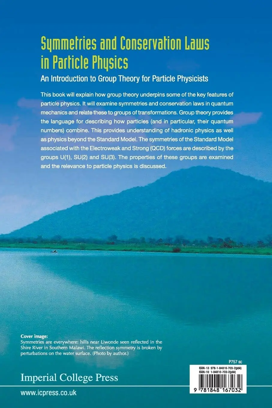 Rückseite: 9781848167032 | SYMMETRIES &amp; CONSERVATION LAWS IN ... | Stephen Haywood | Taschenbuch