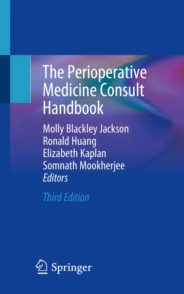 Cover: 9783030197032 | The Perioperative Medicine Consult Handbook | Jackson (u. a.) | Buch