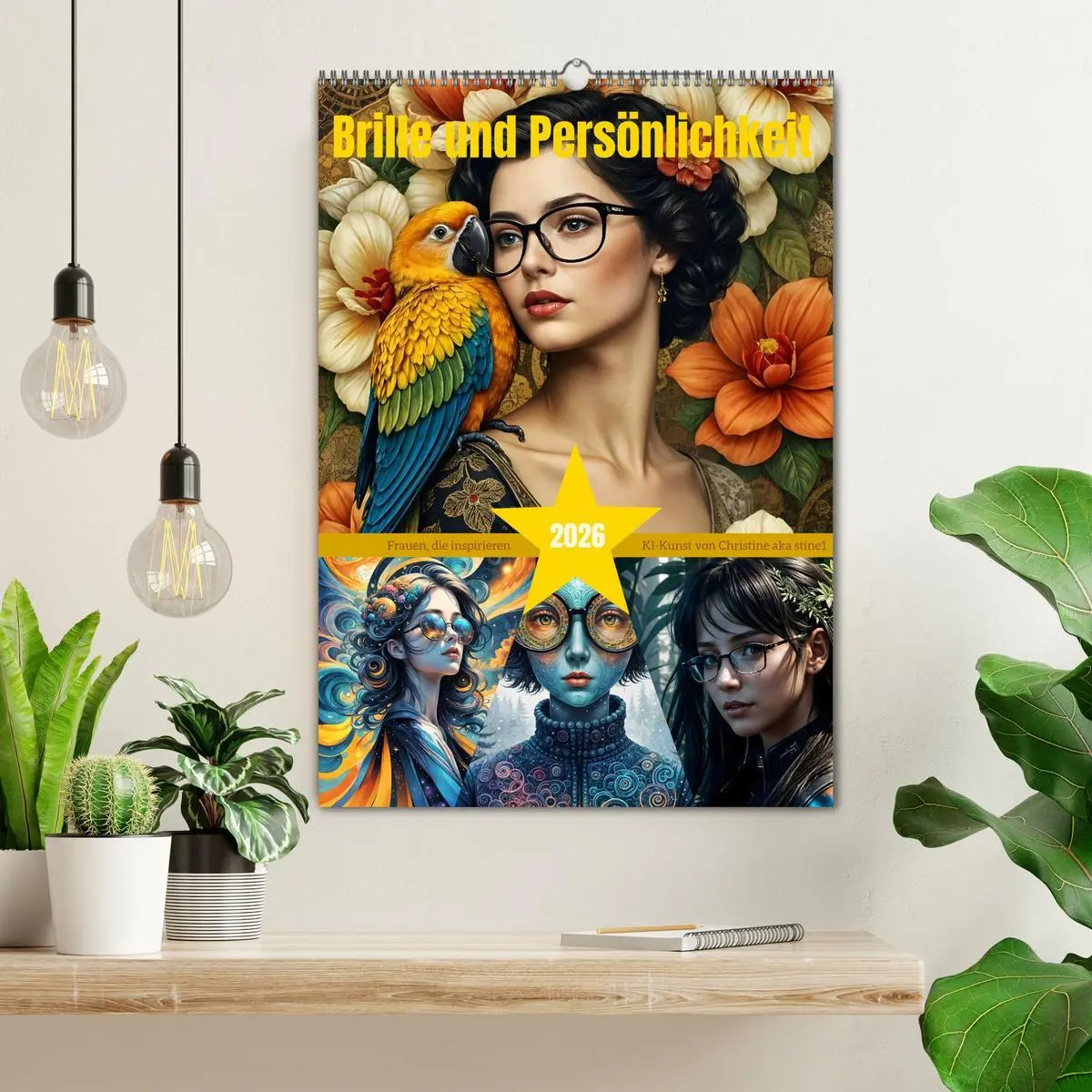 Bild: 9783457297032 | Brille und Persönlichkeit (Wandkalender 2026 DIN A2 hoch), CALVENDO...