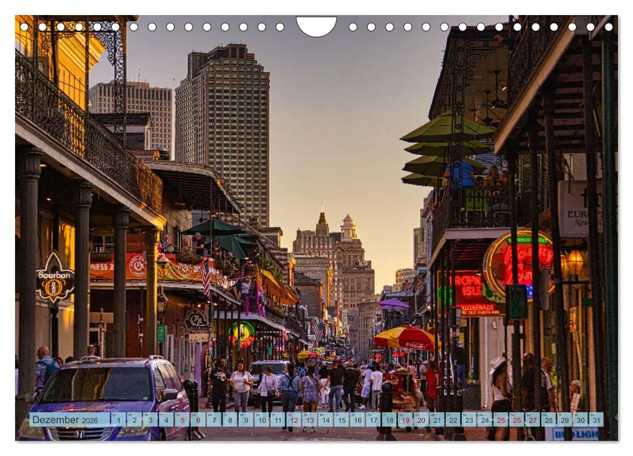 Bild: 9783457367032 | New Orleans Louisiana, USA (Wandkalender 2026 DIN A4 quer),...