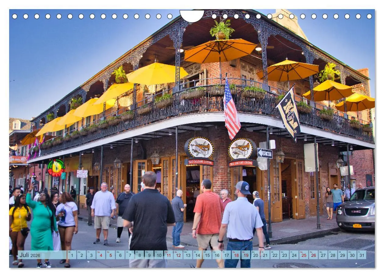 Bild: 9783457367032 | New Orleans Louisiana, USA (Wandkalender 2026 DIN A4 quer),...