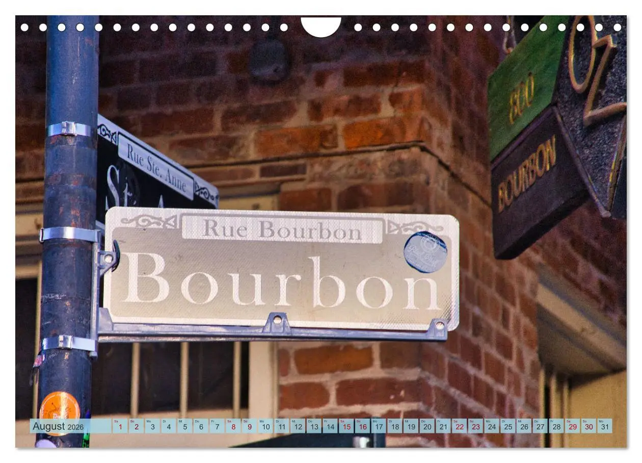 Bild: 9783457367032 | New Orleans Louisiana, USA (Wandkalender 2026 DIN A4 quer),...