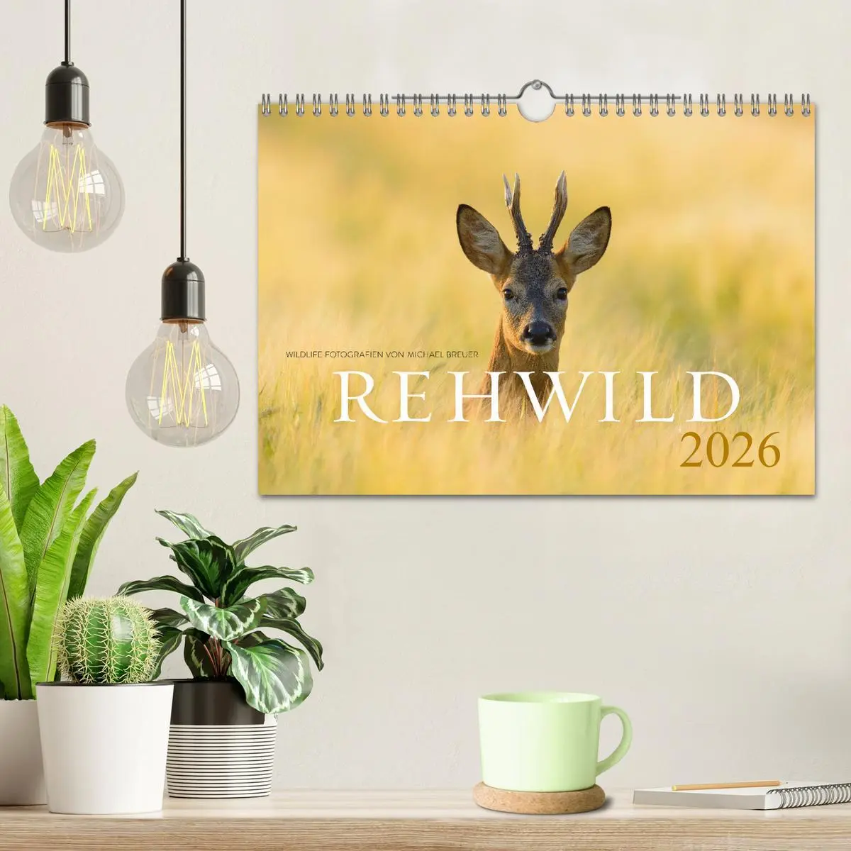 Bild: 9783457677032 | Rehwild 2026 (Wandkalender 2026 DIN A4 quer), CALVENDO Monatskalender