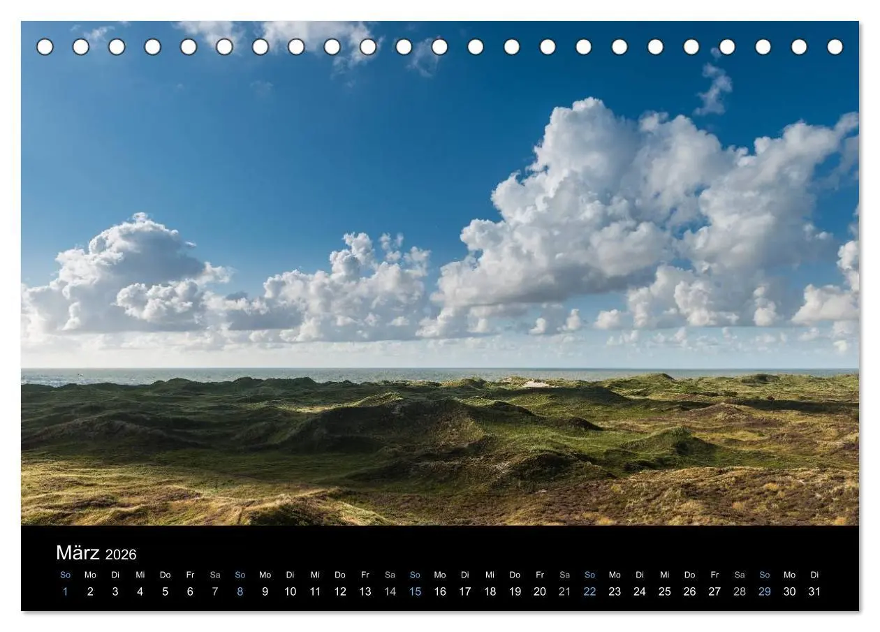 Bild: 9783457987032 | Wolken über Dänemark (Tischkalender 2026 DIN A5 quer), CALVENDO...