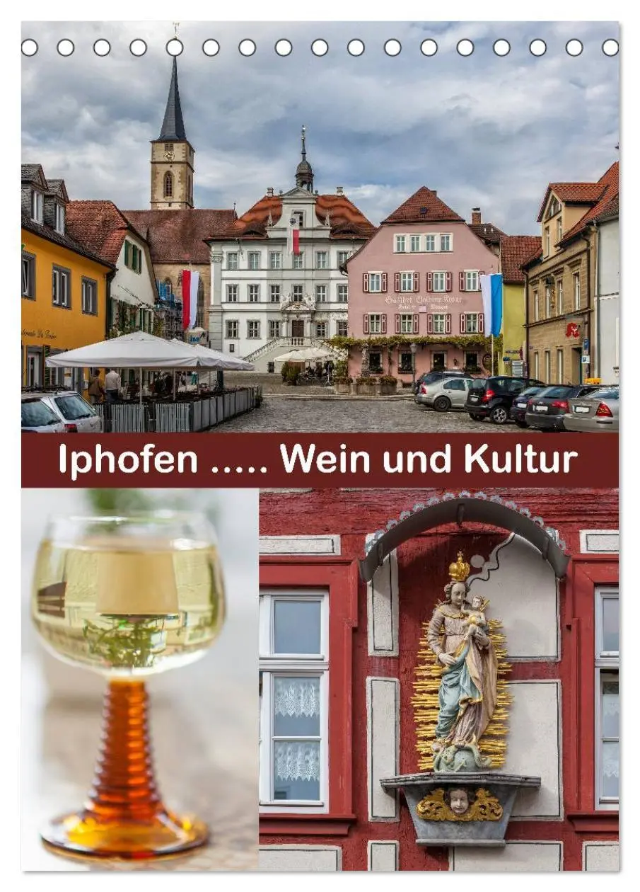 Cover: 9783516457032 | Iphofen - Wein und Kultur (Tischkalender 2026 DIN A5 hoch),...