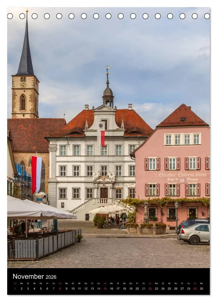 Bild: 9783516457032 | Iphofen - Wein und Kultur (Tischkalender 2026 DIN A5 hoch),...