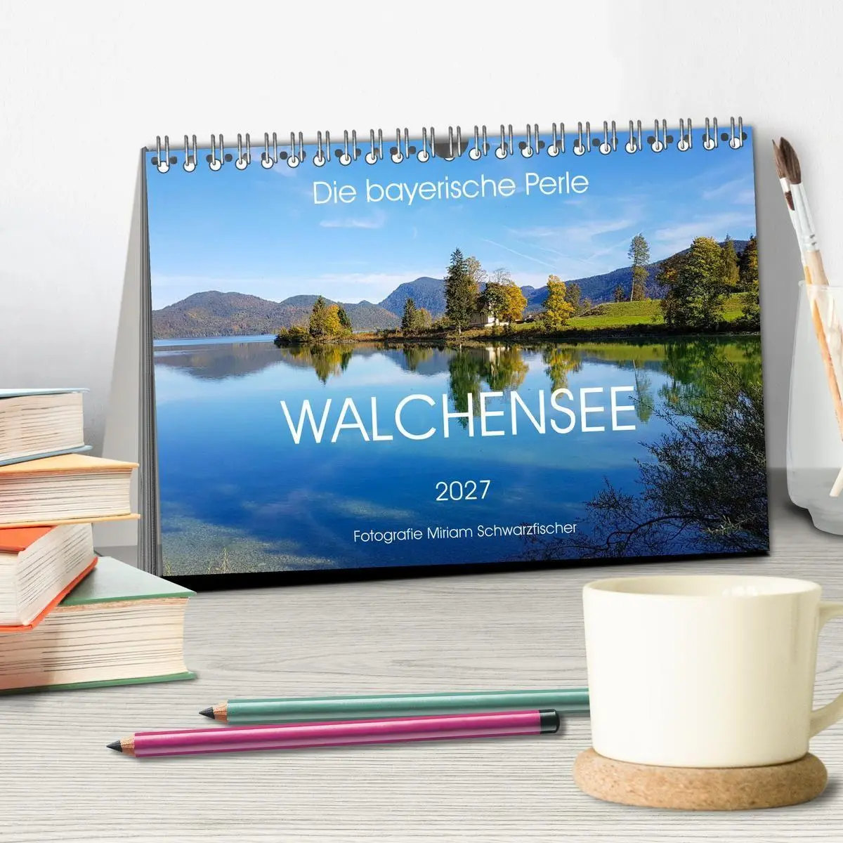 Bild: 9783569617032 | Walchensee (Tischkalender 2027 DIN A5 quer), CALVENDO Monatskalender