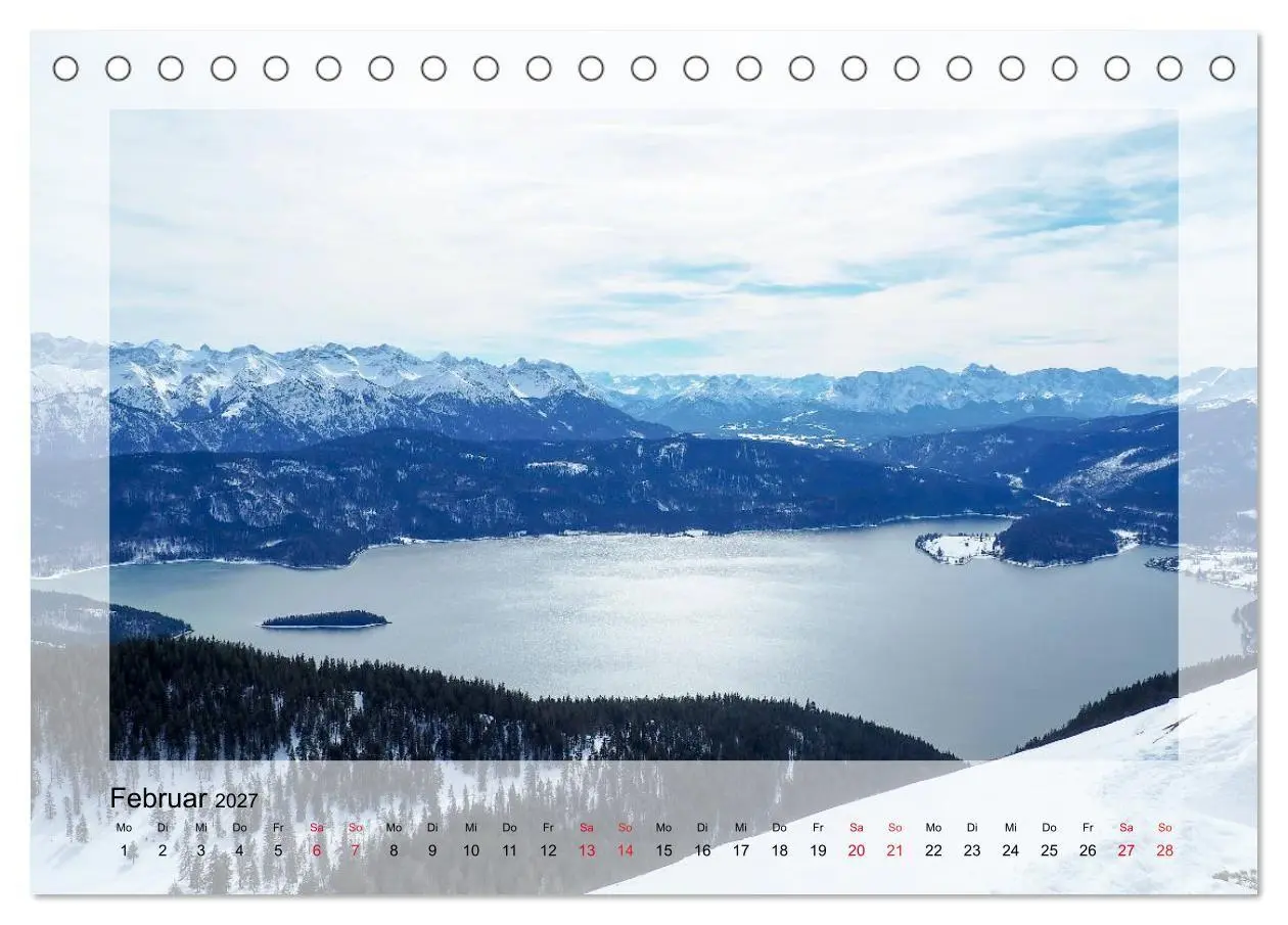 Bild: 9783569617032 | Walchensee (Tischkalender 2027 DIN A5 quer), CALVENDO Monatskalender
