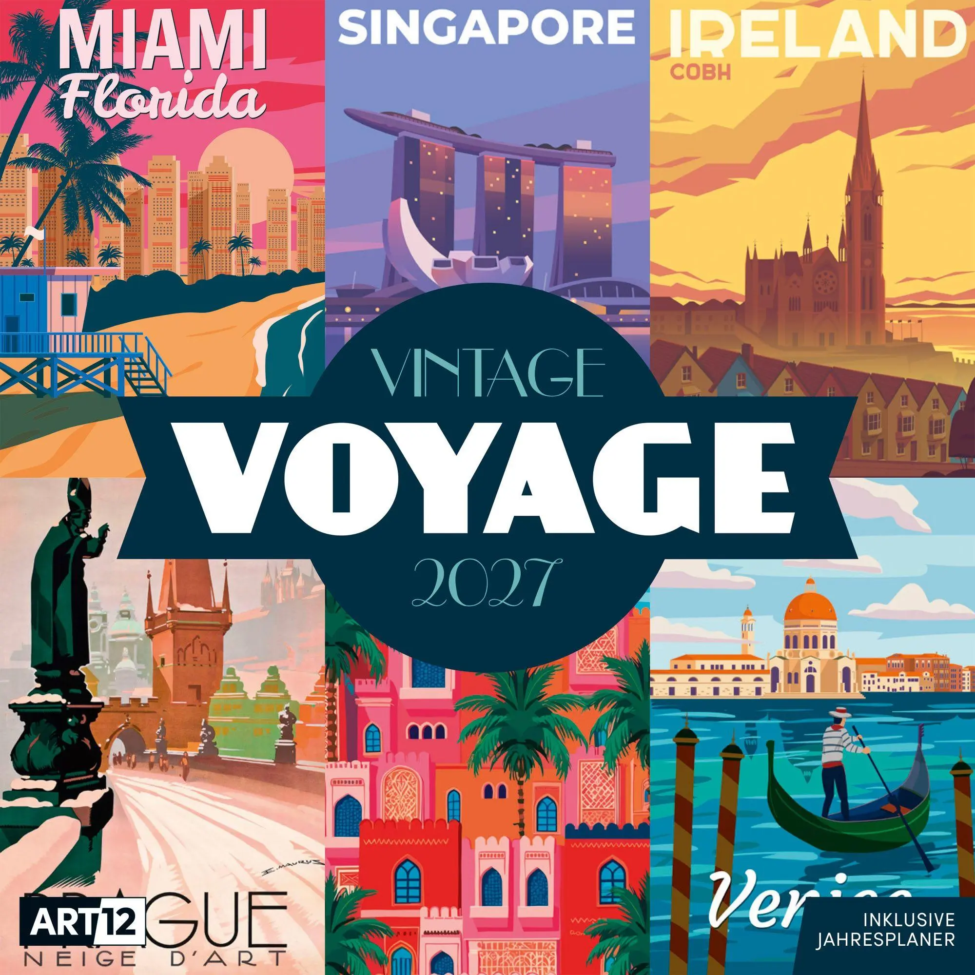 Cover: 9783838447032 | Vintage Voyage Kalender 2027 - 30x30 - Art12 | GmbH | Kalender | 28 S.