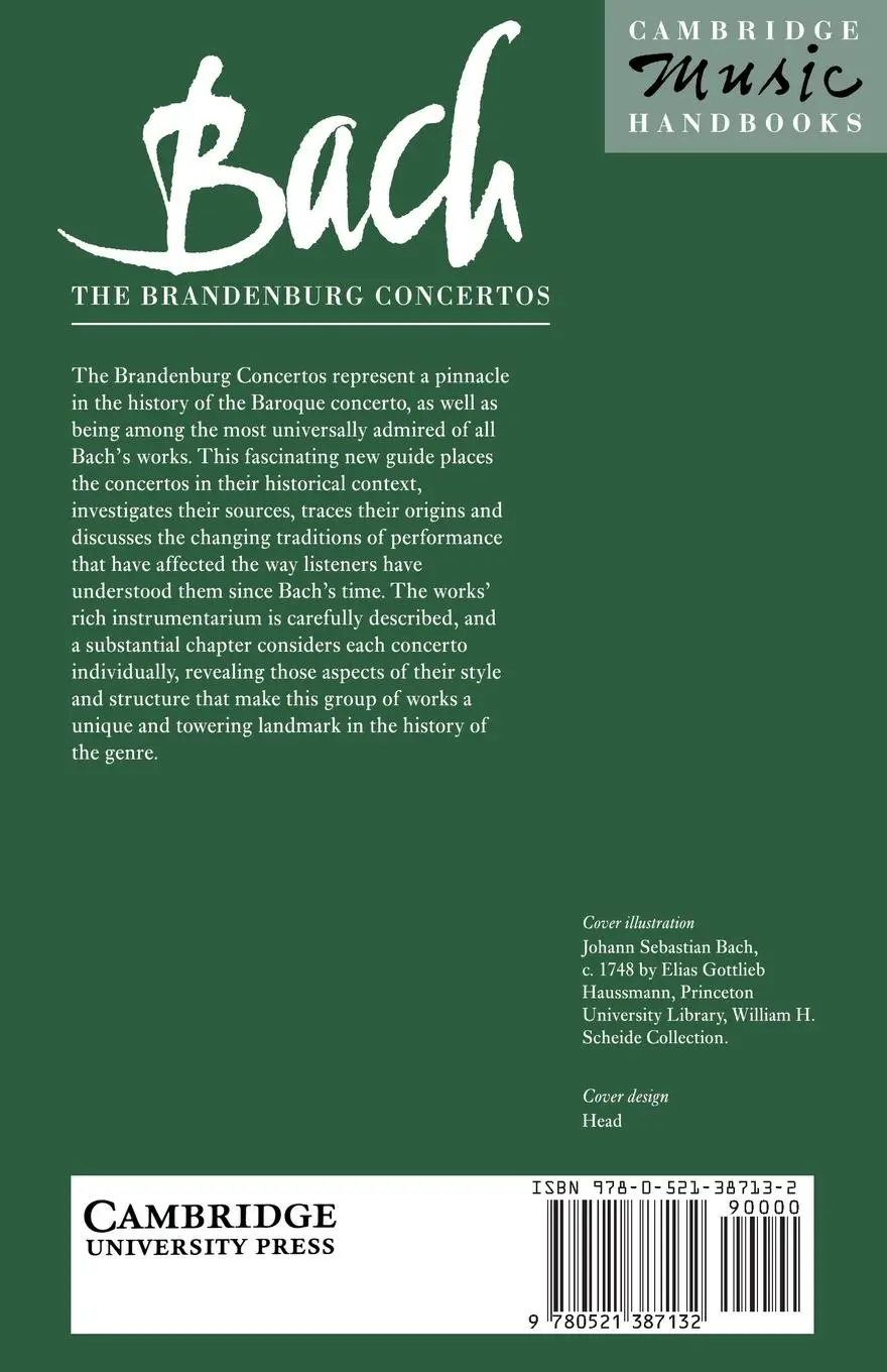 Rückseite: 9780521387132 | Bach: The Brandenburg Concertos | Malcolm Boyd | Taschenbuch | Buch
