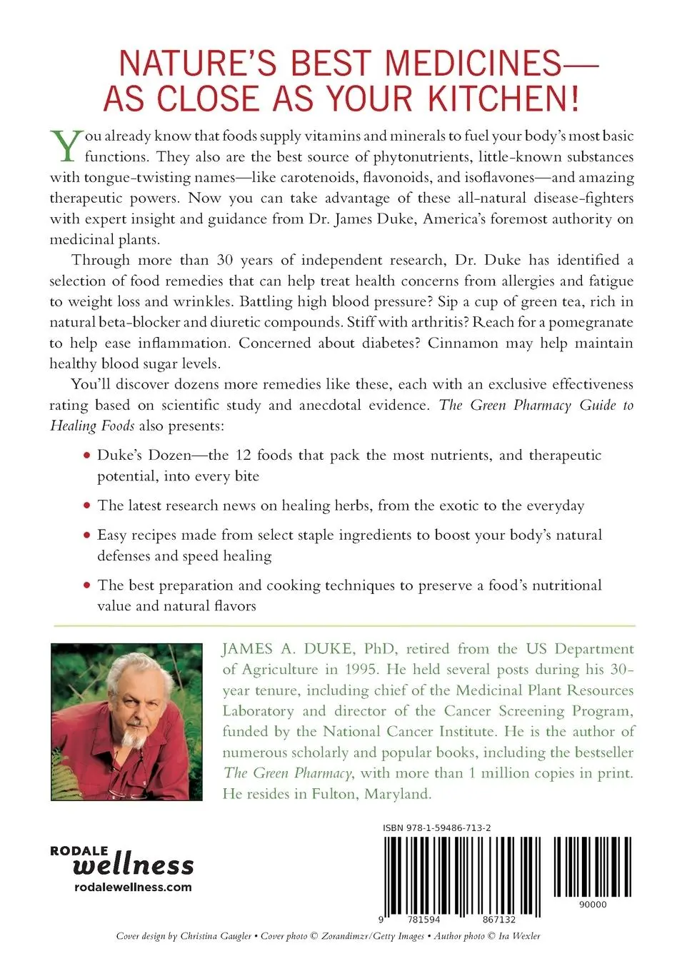 Rückseite: 9781594867132 | The Green Pharmacy Guide to Healing Foods | James A. Duke | Buch