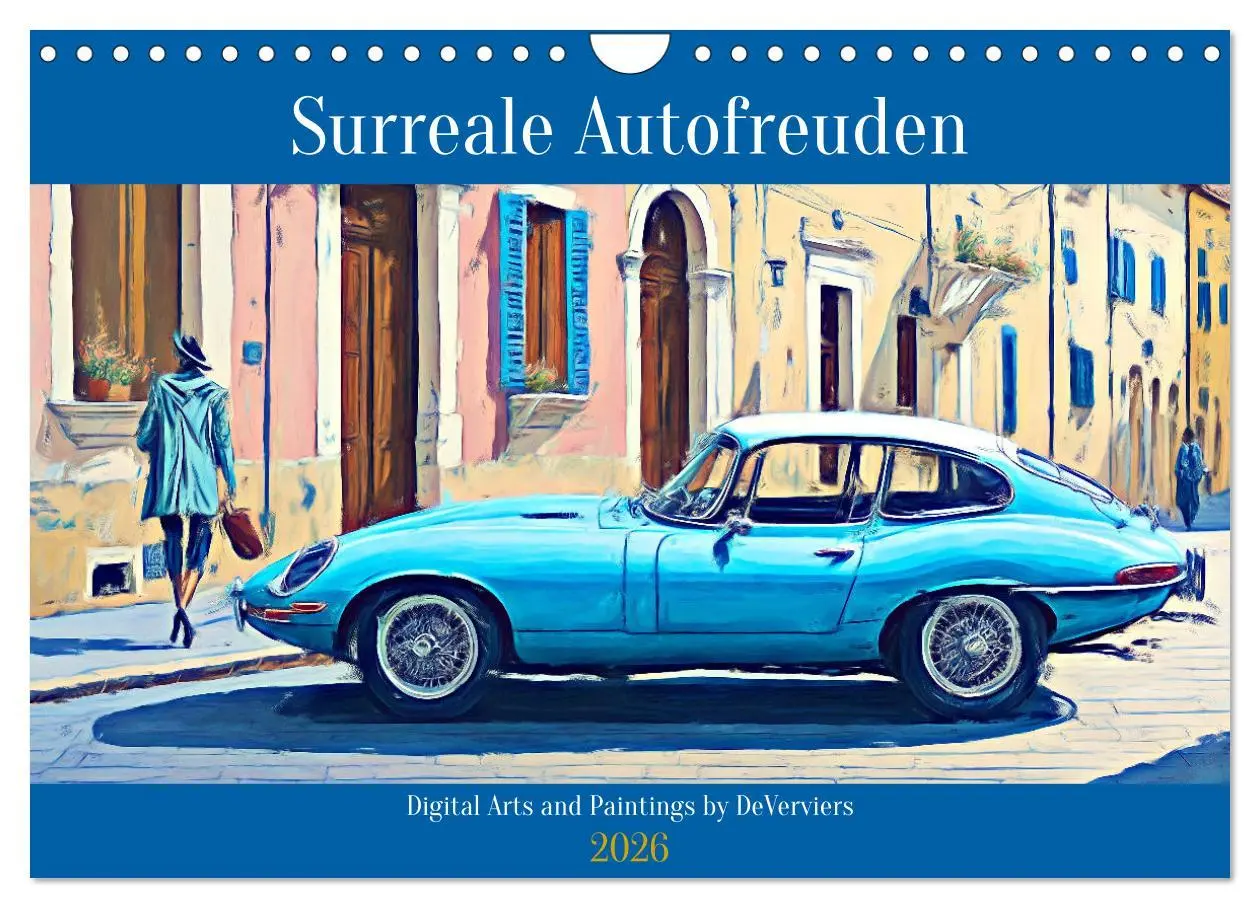Cover: 9783457357132 | Surreale Autofreuden (Wandkalender 2026 DIN A4 quer), CALVENDO...