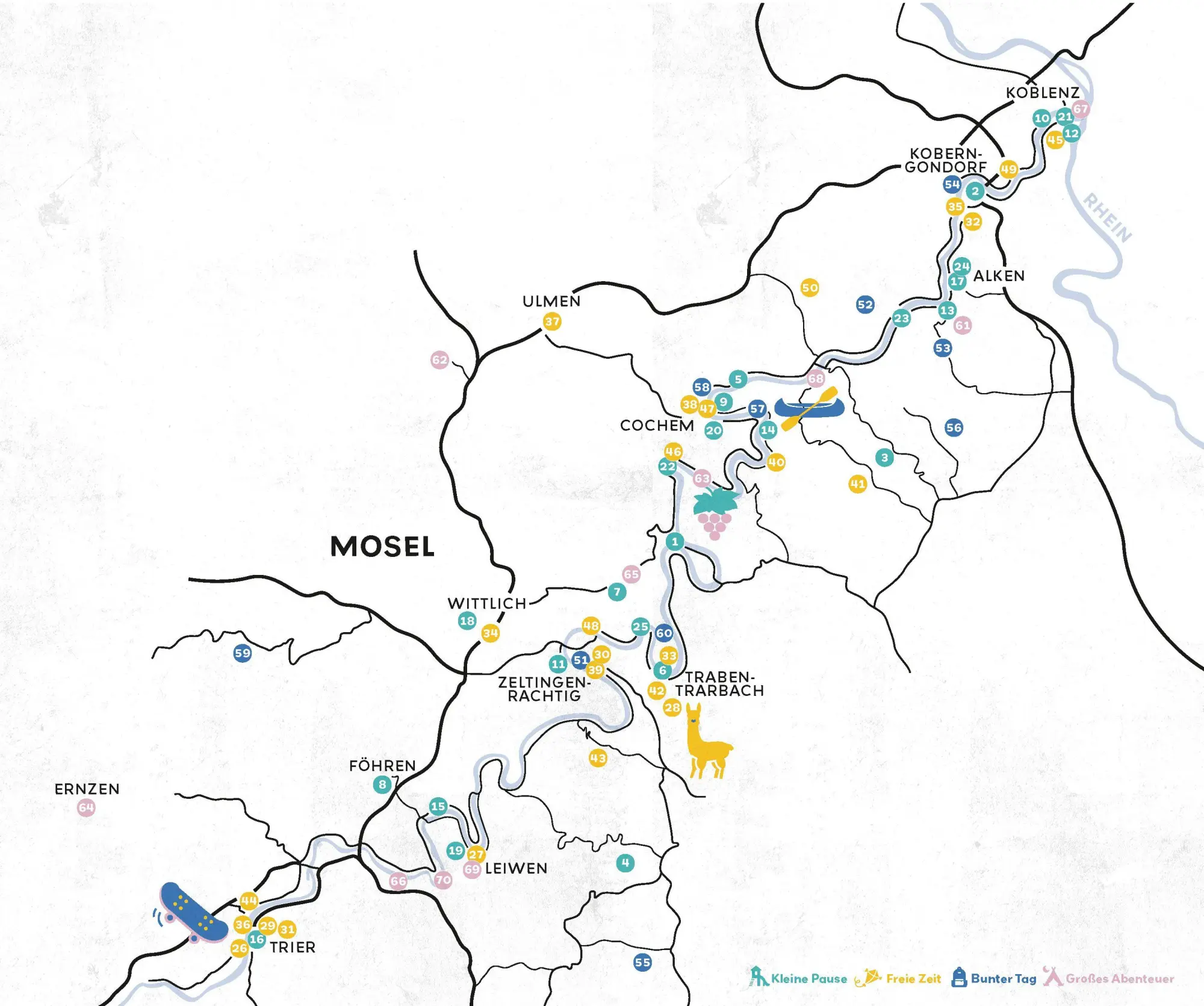 Bild: 9783770027132 | Glückszeit für Familien - Mosel | Anja Duck | Taschenbuch | 168 S.