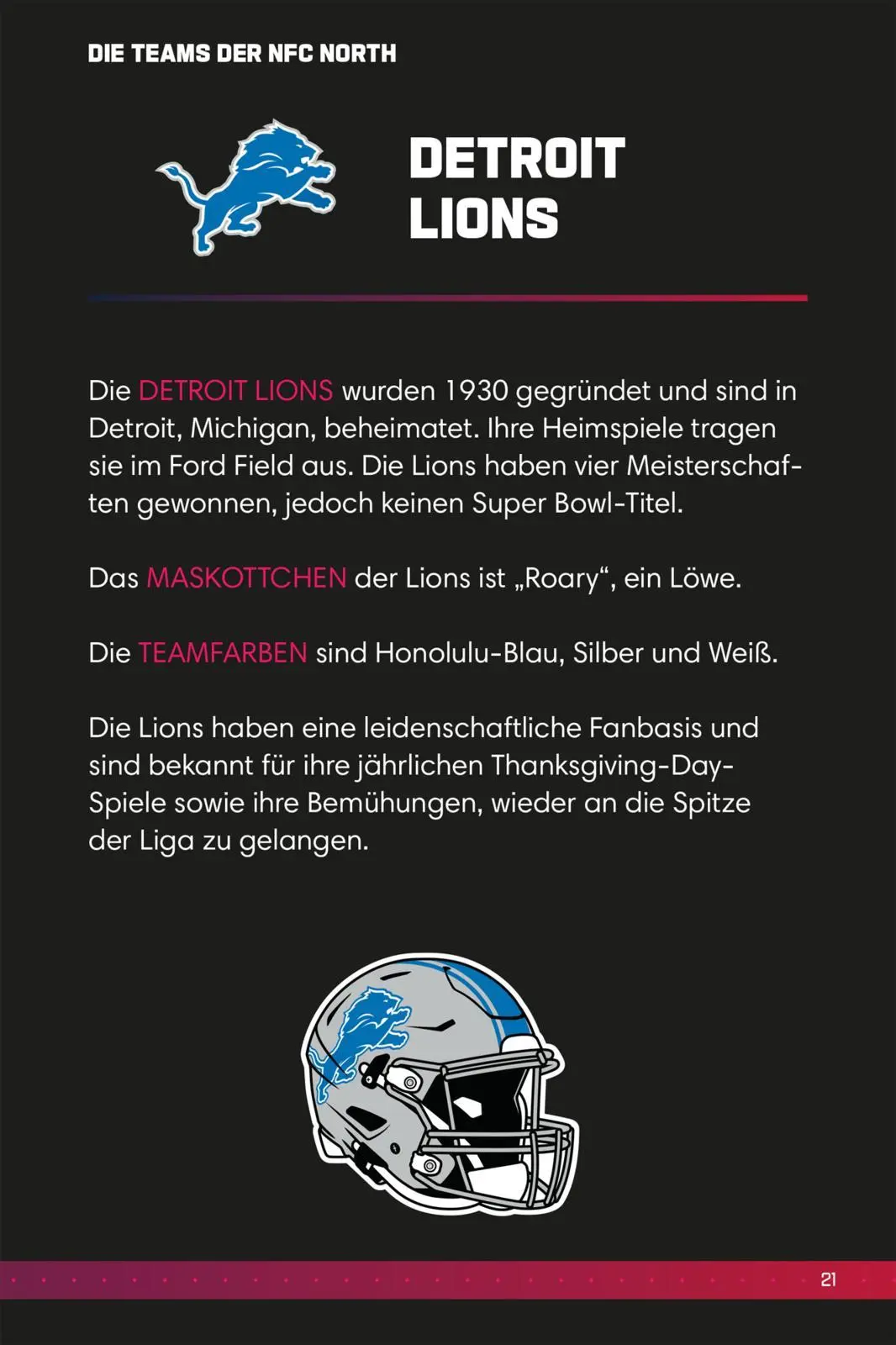 Bild: 9783845127132 | NFL - Der ultimative Guide: Die wichtigsten Infos, Regeln und...