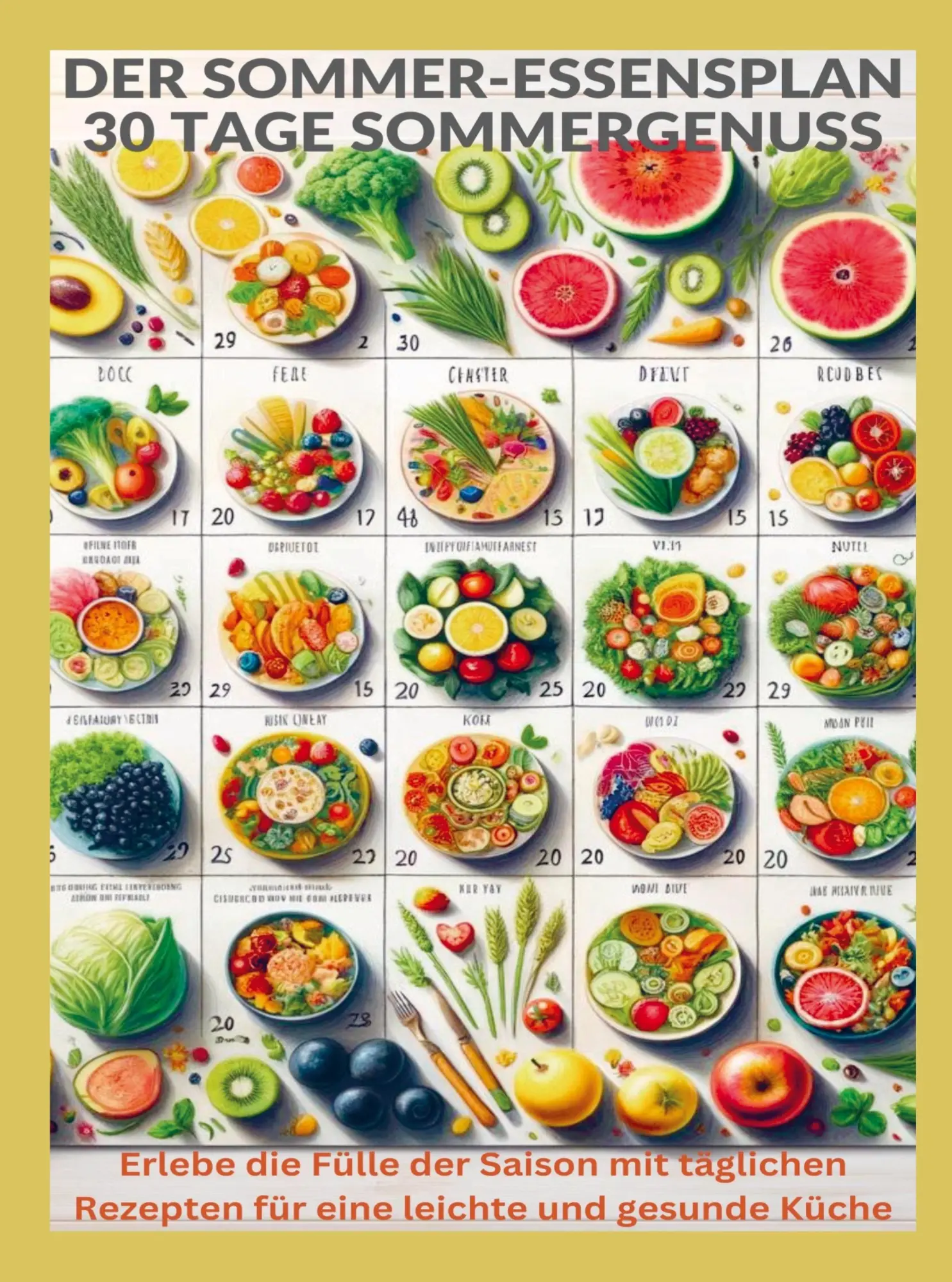 Cover: 9789403747132 | Der Sommer-Essensplan: 30 Tage Sommergenuss | Sophie Sommerfeld | Buch