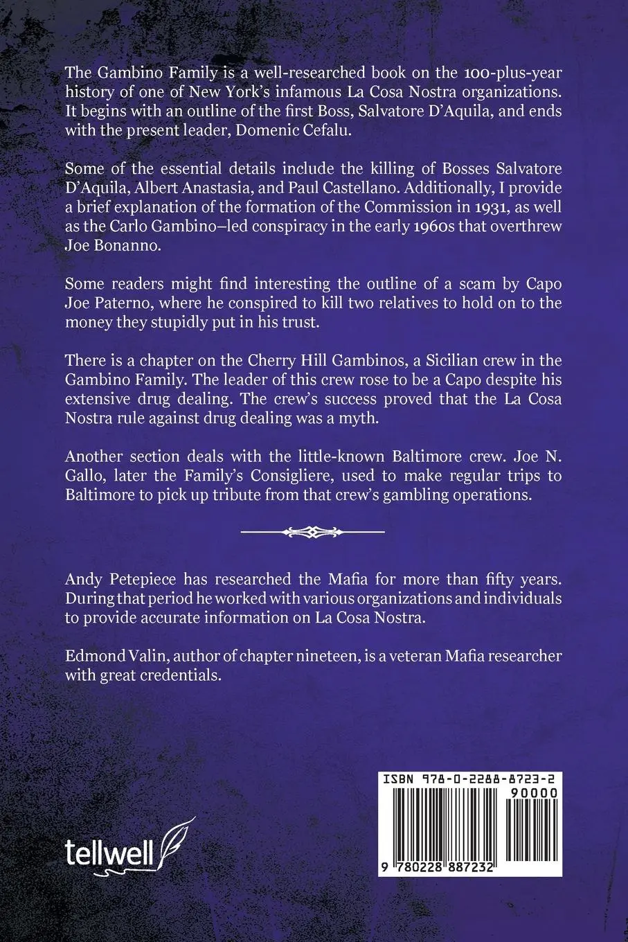 Rückseite: 9780228887232 | The Gambino Family | A History of New York's Gambino Mafia Family