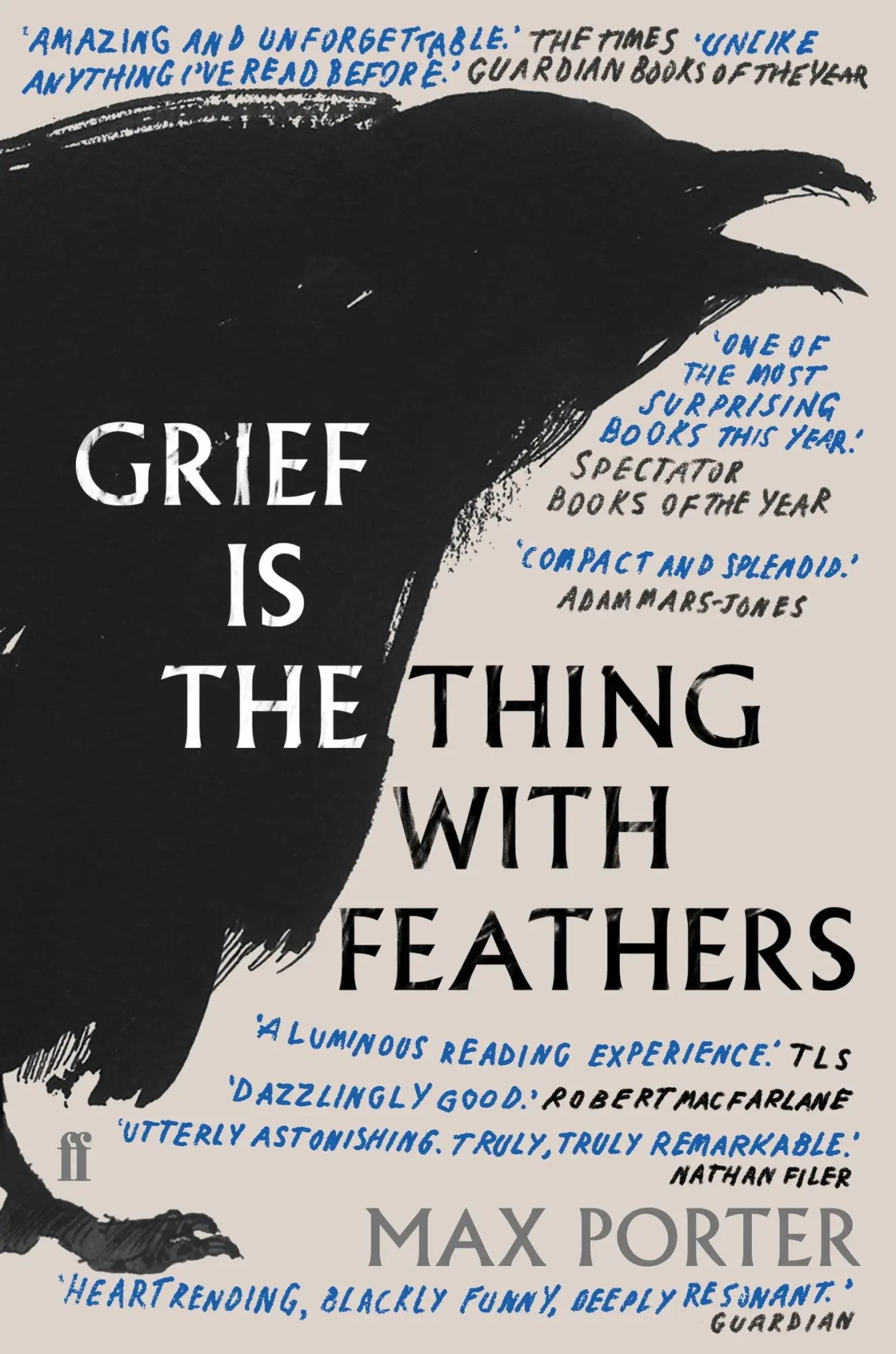 Cover: 9780571327232 | Grief is the Thing with Feathers | Max Porter | Taschenbuch | 114 S.