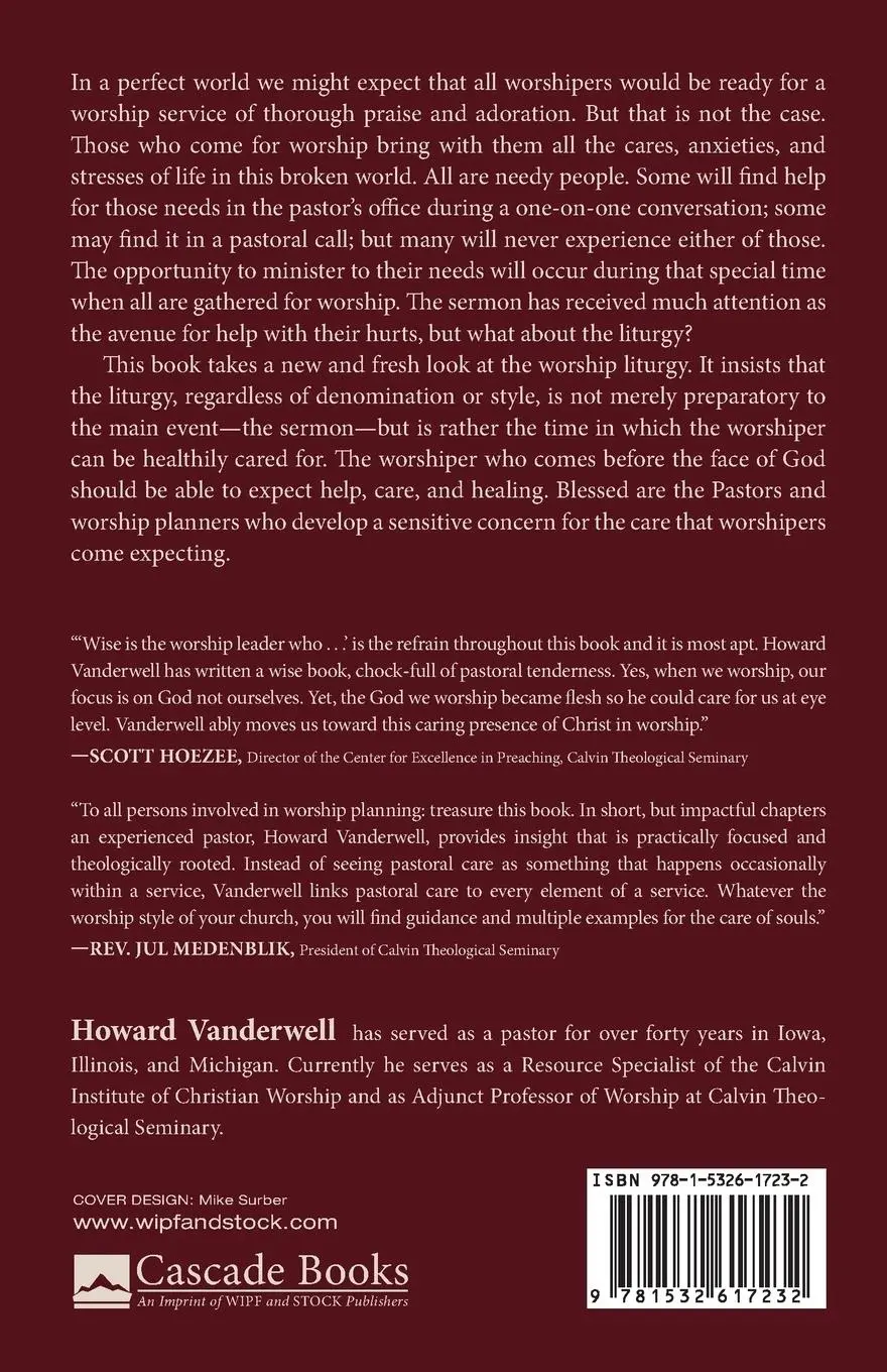 Rückseite: 9781532617232 | Caring Worship | Howard D. Vanderwell | Taschenbuch | Englisch | 2017