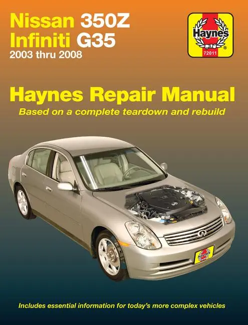 Cover: 9781563927232 | Nissan 350Z &amp; Infiniti G35 (2003-2008) Haynes Repair Manual (USA)