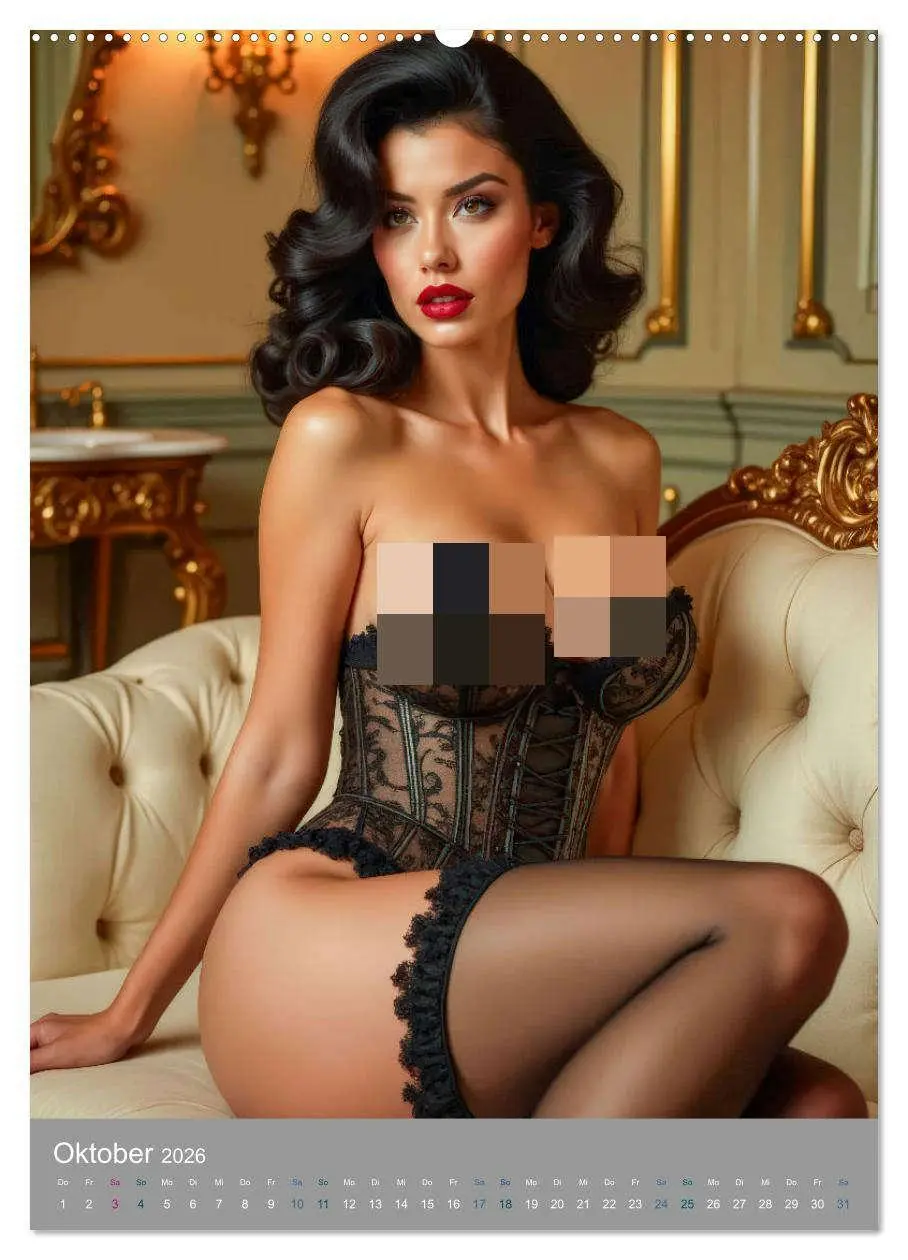 Bild: 9783457277232 | Pinup-Diven (hochwertiger Premium Wandkalender 2026 DIN A2 hoch),...