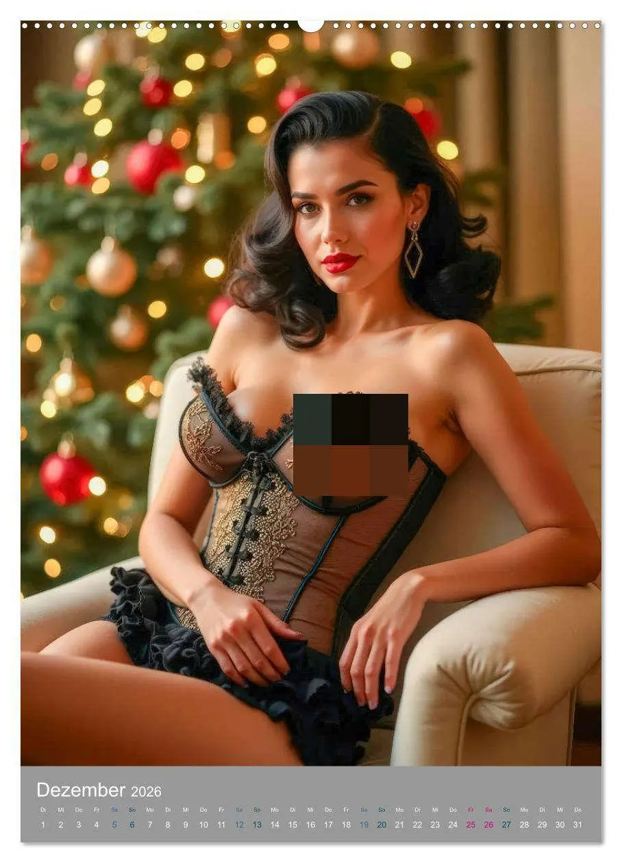 Bild: 9783457277232 | Pinup-Diven (hochwertiger Premium Wandkalender 2026 DIN A2 hoch),...