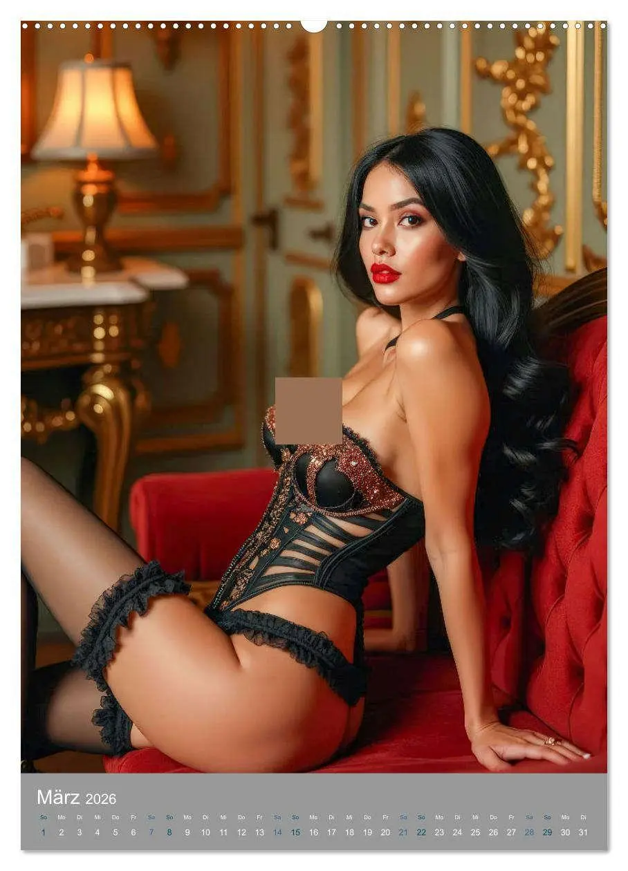 Bild: 9783457277232 | Pinup-Diven (hochwertiger Premium Wandkalender 2026 DIN A2 hoch),...