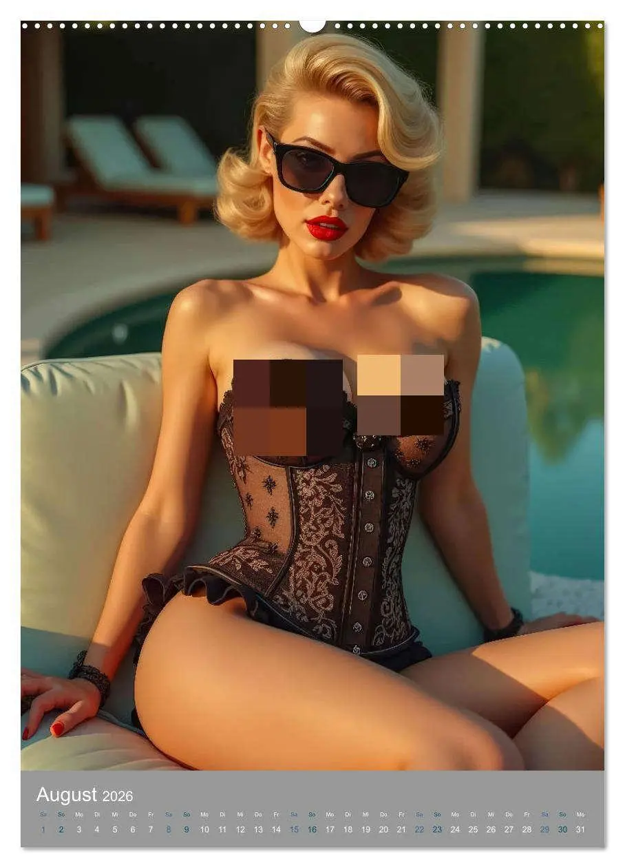 Bild: 9783457277232 | Pinup-Diven (hochwertiger Premium Wandkalender 2026 DIN A2 hoch),...