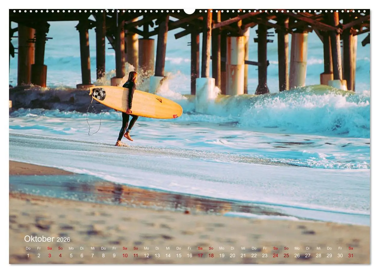 Bild: 9783457727232 | Surfen - die perfekte Welle (hochwertiger Premium Wandkalender 2026...