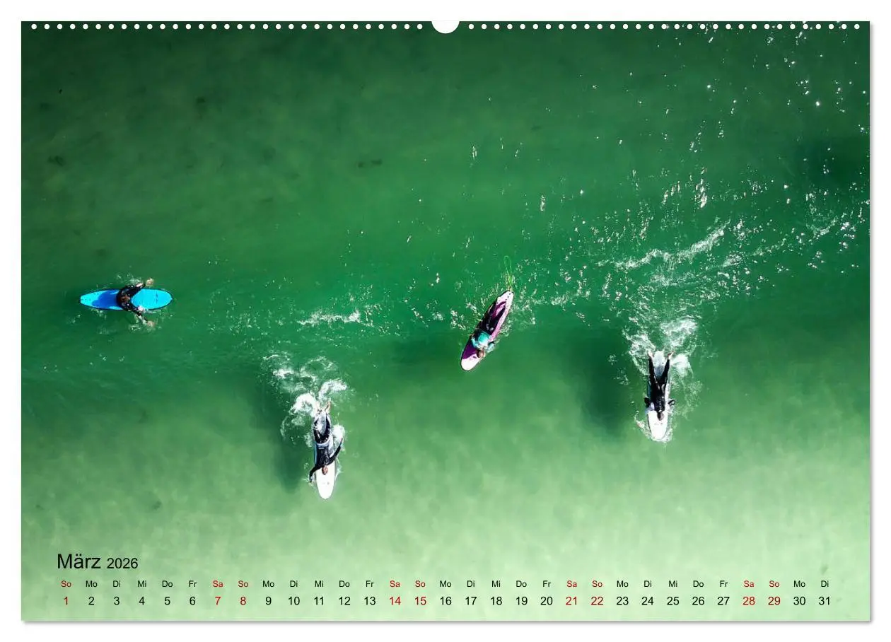 Bild: 9783457727232 | Surfen - die perfekte Welle (hochwertiger Premium Wandkalender 2026...