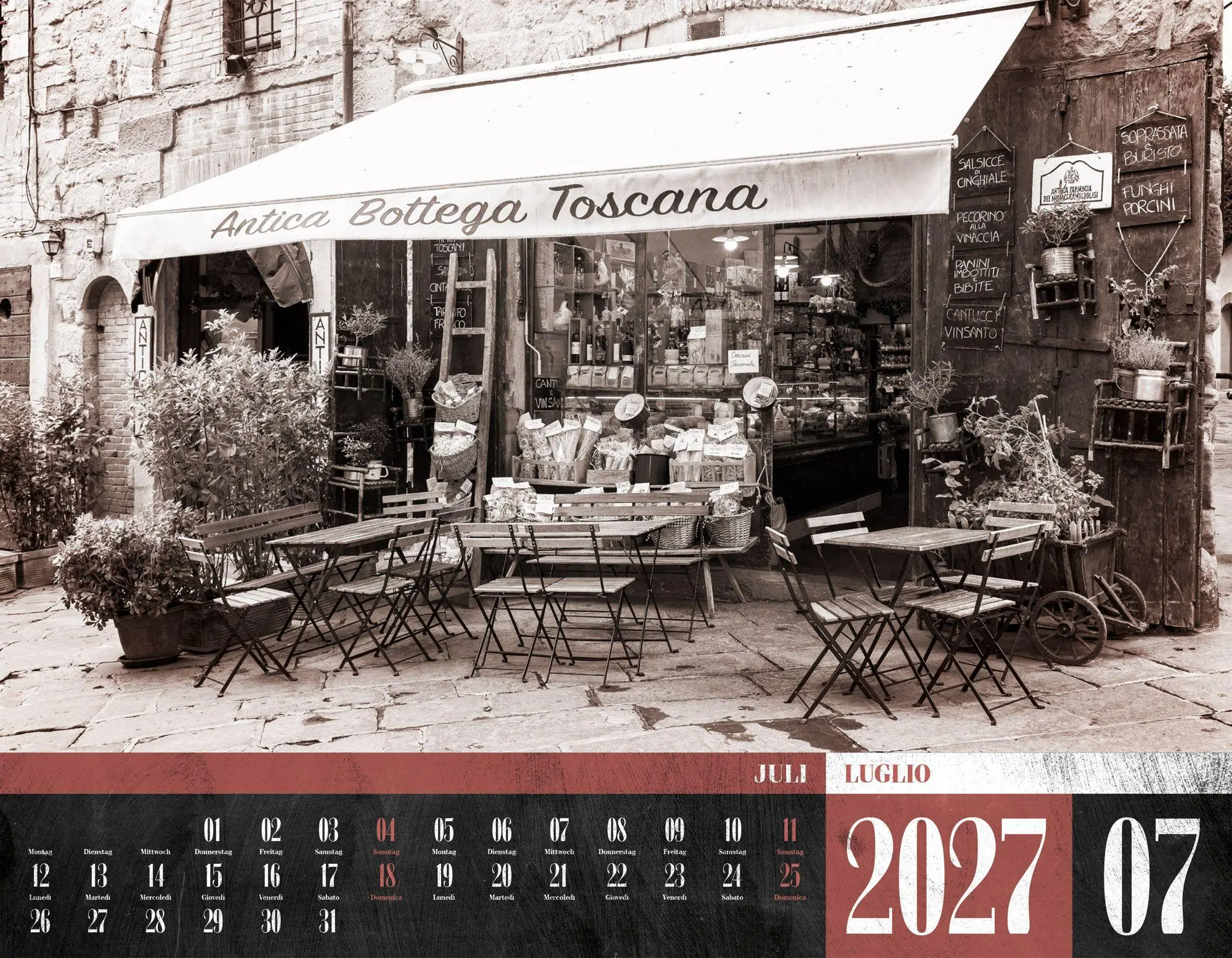 Bild: 9783838427232 | La Dolce Vita Kalender 2027 Italienische Lebensart | GmbH | Kalender