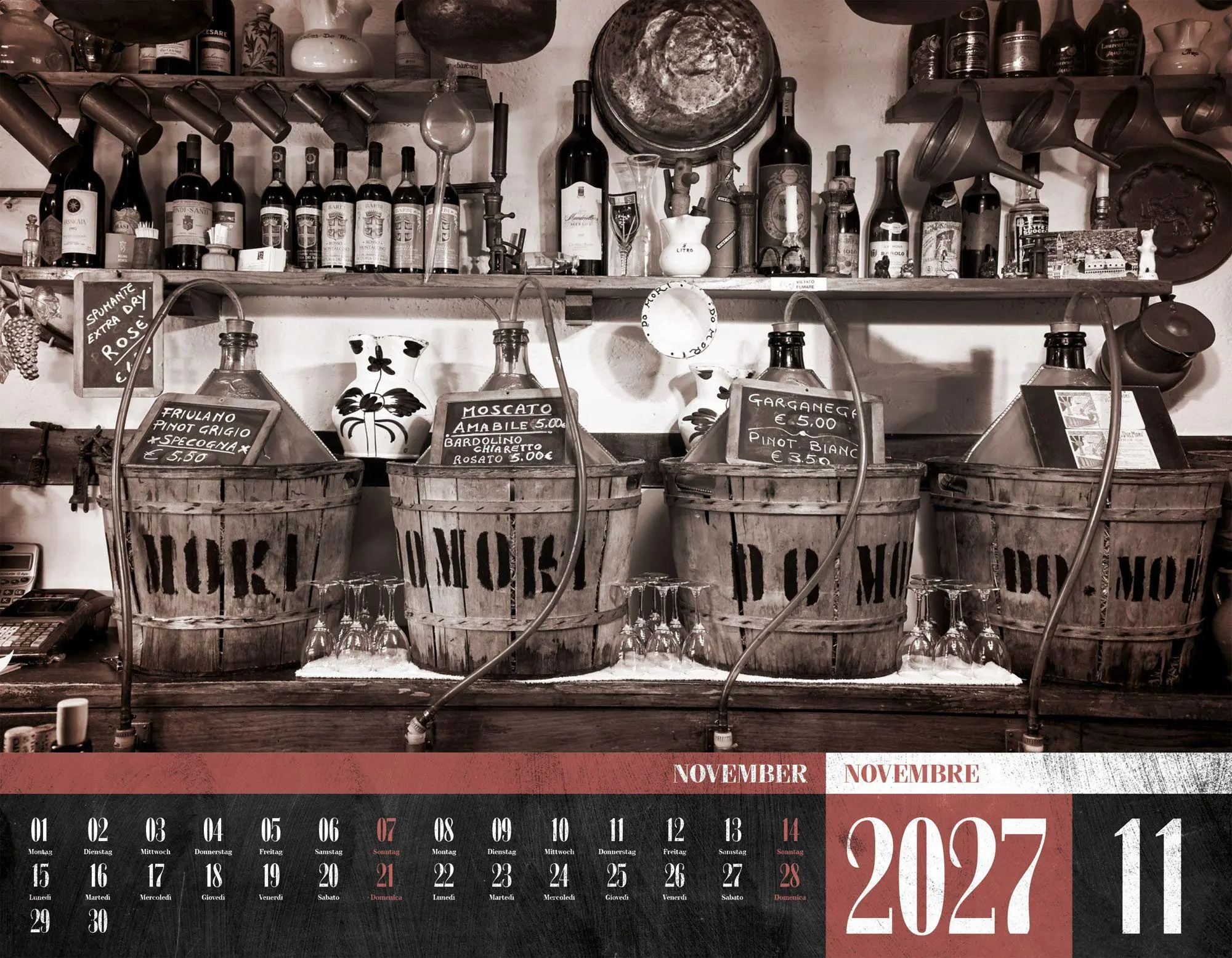 Bild: 9783838427232 | La Dolce Vita Kalender 2027 Italienische Lebensart | GmbH | Kalender