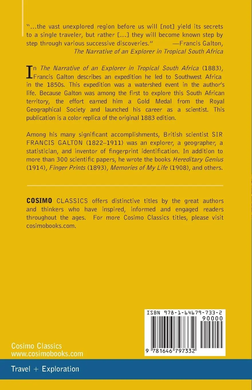 Rückseite: 9781646797332 | The Narrative of an Explorer in Tropical South Africa | Francis Galton