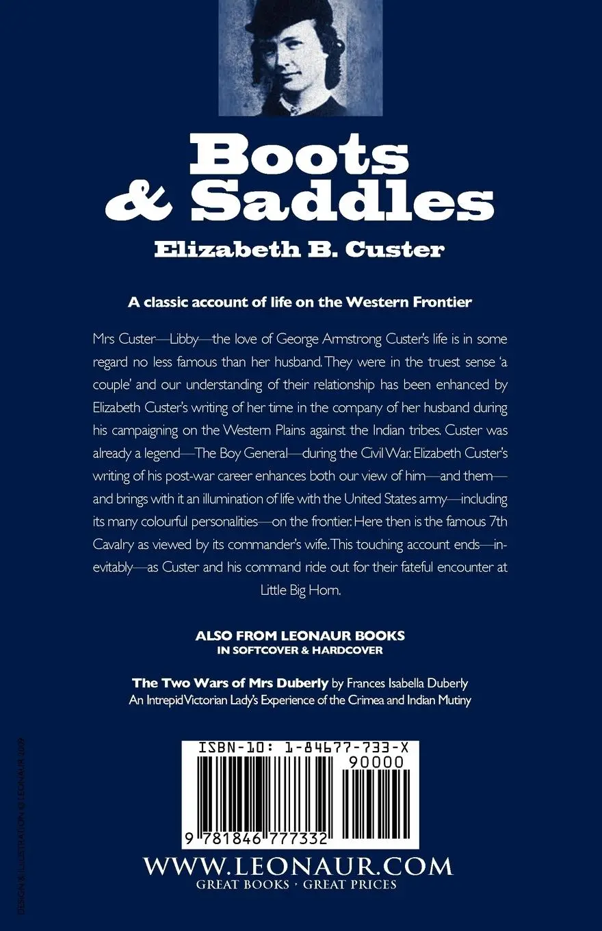 Rückseite: 9781846777332 | Boots and Saddles | Elizabeth B. Custer | Taschenbuch | Englisch