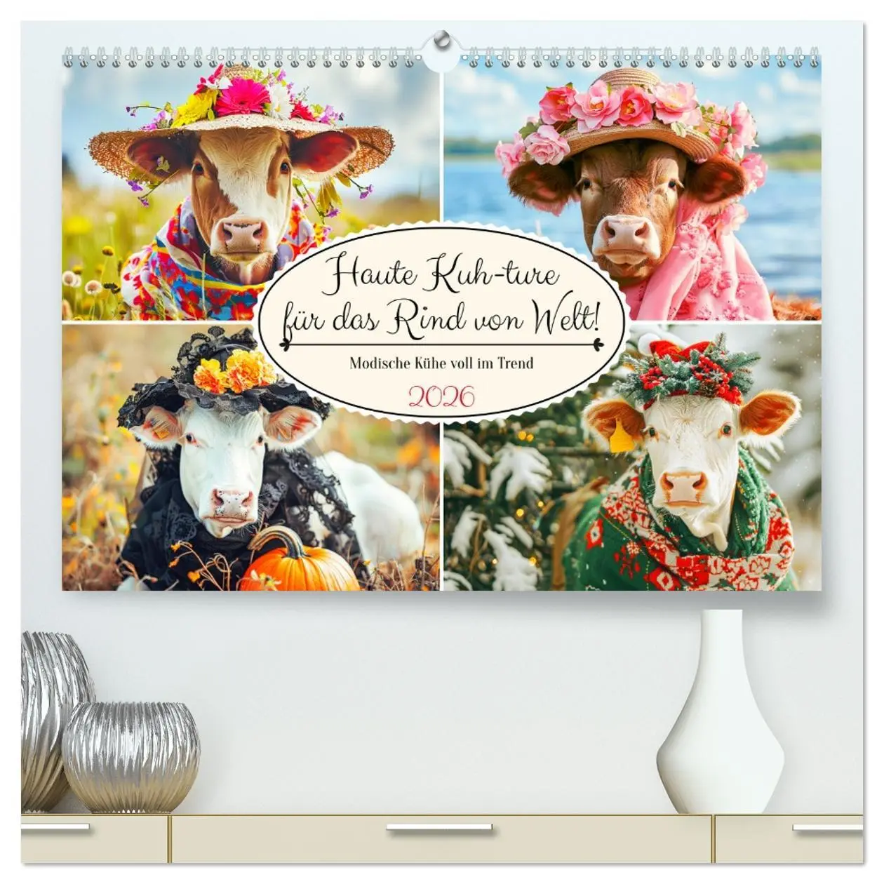 Cover: 9783457407332 | Haute Kuh-ture für das Rind von Welt! Modische Kühe voll im Trend...