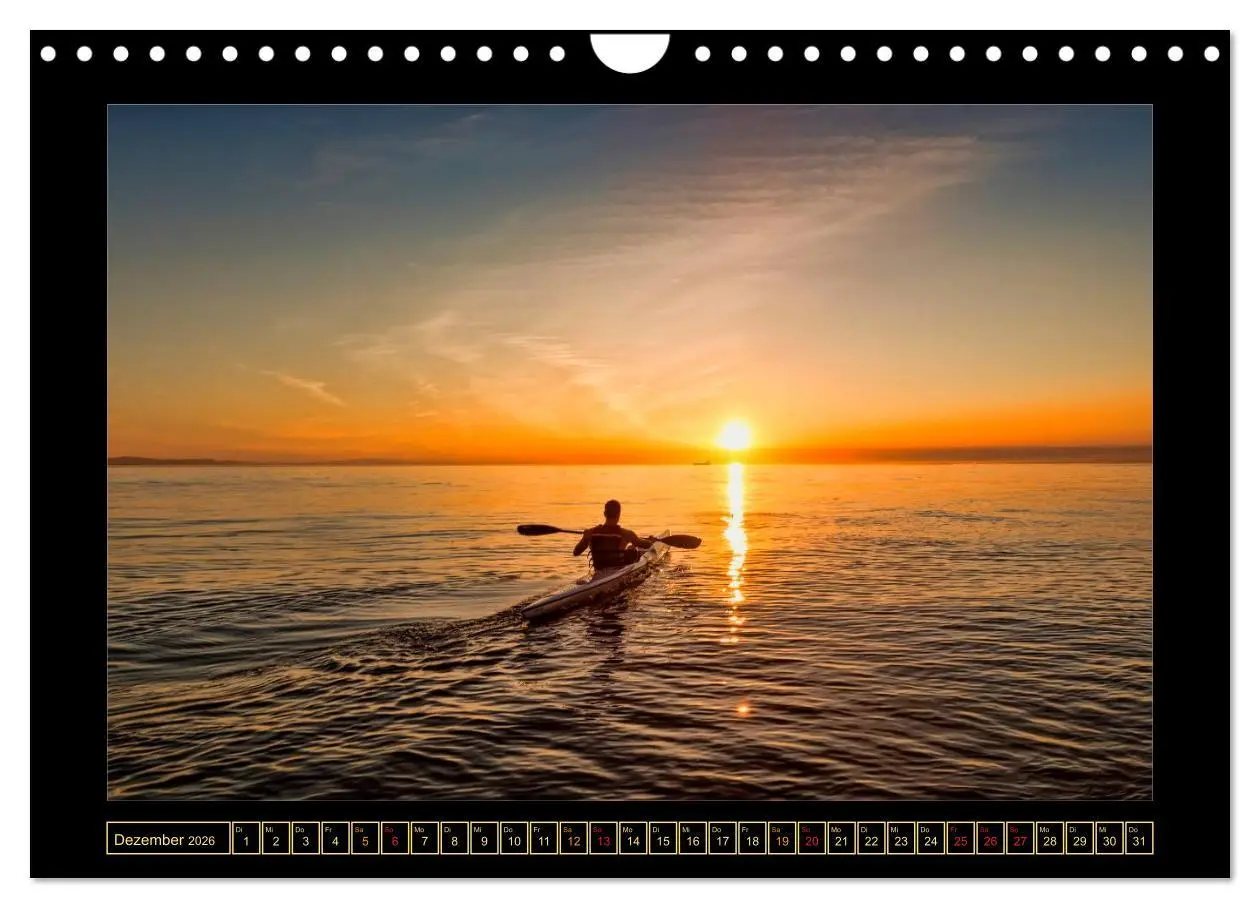 Bild: 9783516047332 | Kajak - Abenteuer und Entspannung (Wandkalender 2026 DIN A4 quer),...