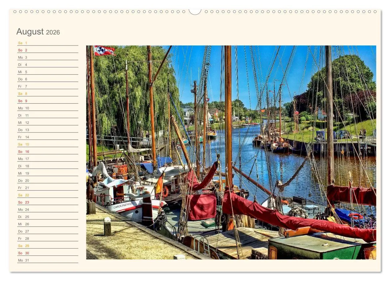 Bild: 9783516117332 | Ostfriesland - Museumshafen Carolinensiel (hochwertiger Premium...
