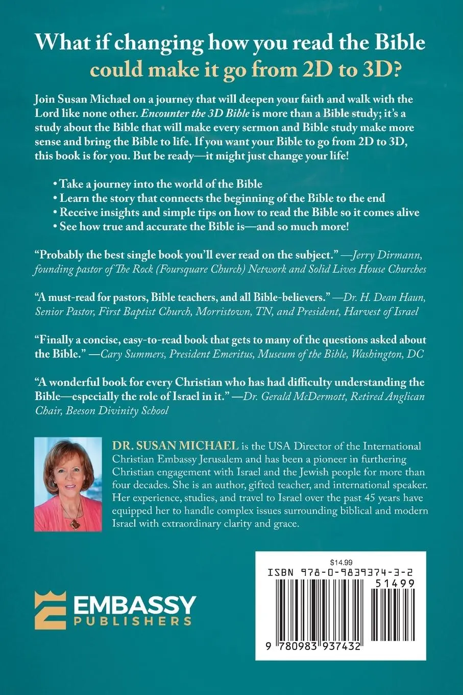 Rückseite: 9780983937432 | Encounter the 3D Bible | Susan Michael | Taschenbuch | Englisch | 2022