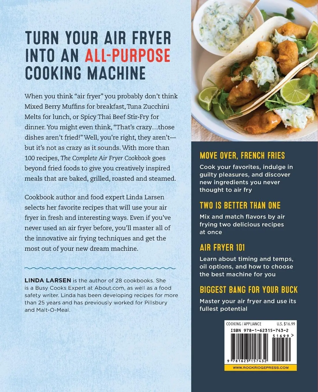 Rückseite: 9781623157432 | The Complete Air Fryer Cookbook | Linda Larsen | Taschenbuch | 2016