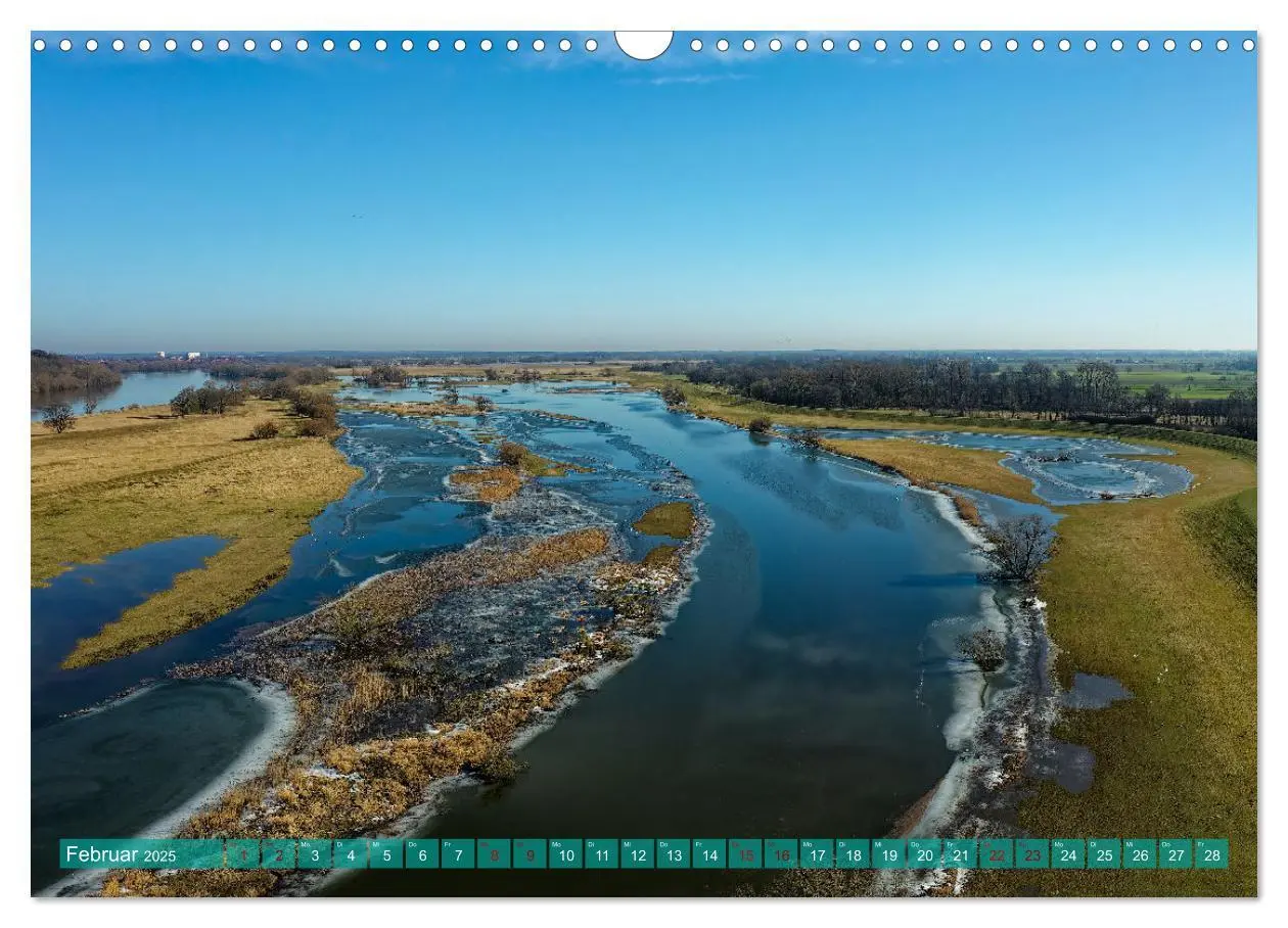 Bild: 9783383767432 | Flusslandschaft Elbe (Wandkalender 2025 DIN A3 quer), CALVENDO...