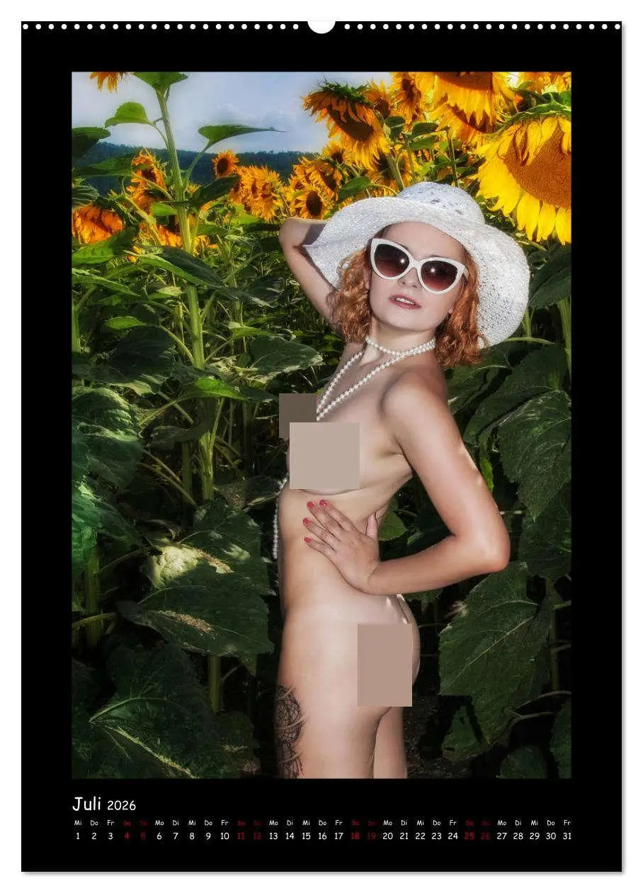 Bild: 9783516417432 | Naked in Nature (hochwertiger Premium Wandkalender 2026 DIN A2...