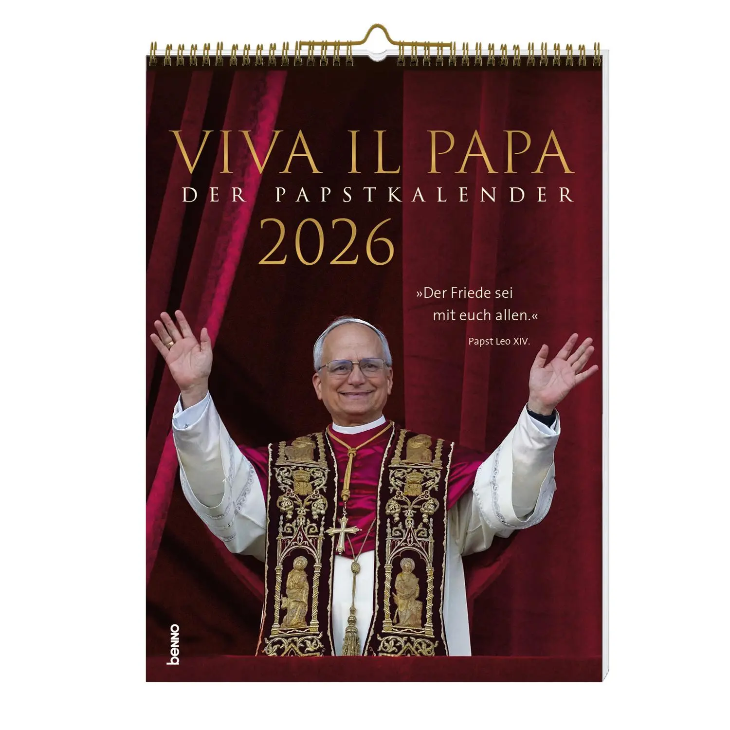 Cover: 9783746267432 | Viva il Papa 2026 | Der Papstkalender | Leo XIV. Papst | Kalender