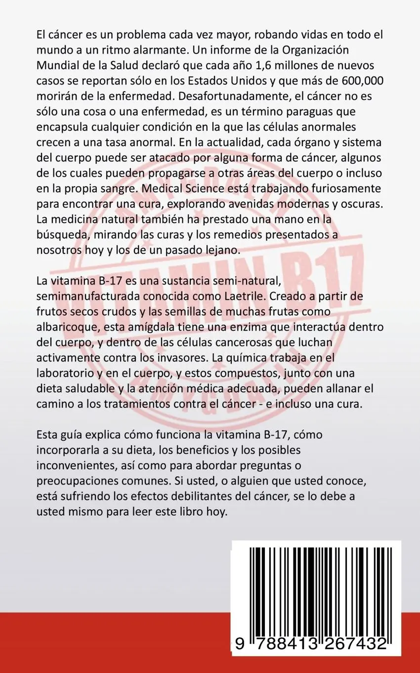 Rückseite: 9788413267432 | Semillas de Albaricoque - ¿La Cura del Cáncer con Vitamina B17? | Buch