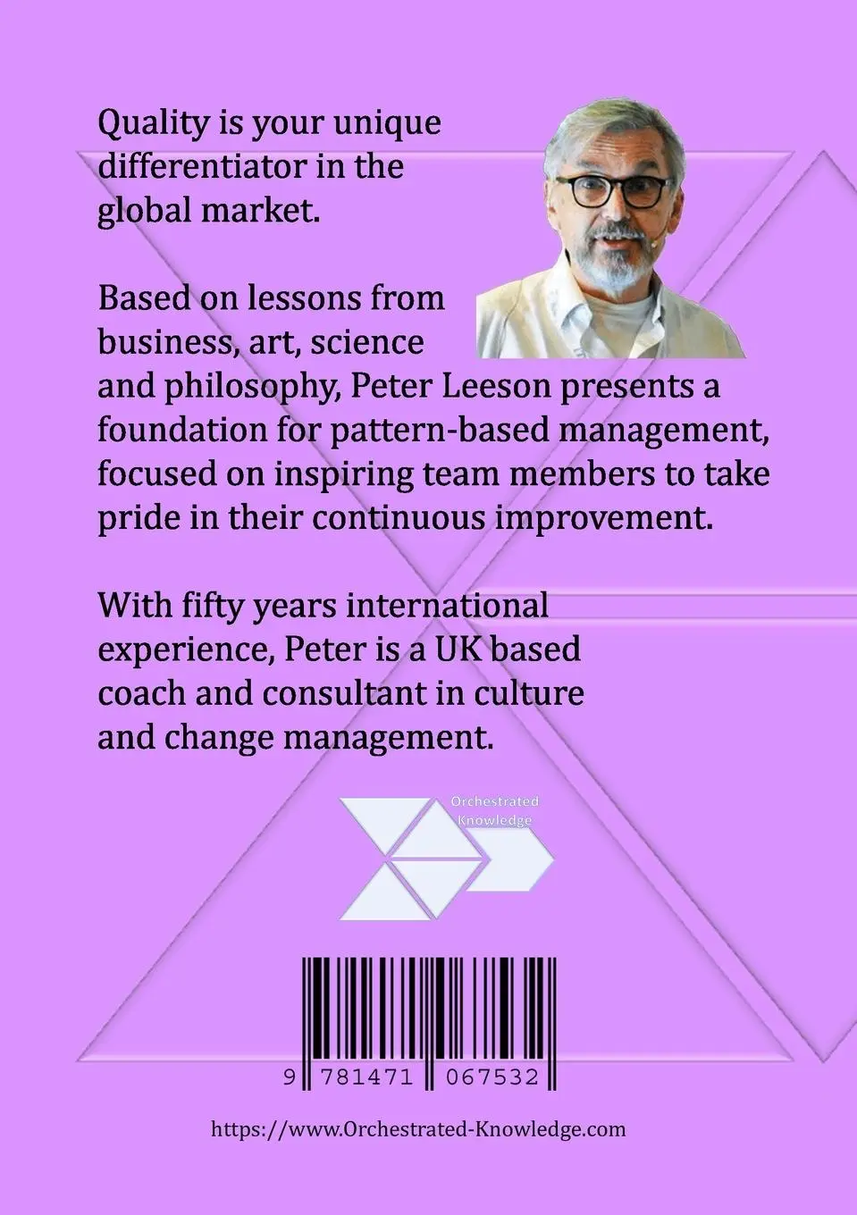 Rückseite: 9781471067532 | Vitruvian Quality | Establishing a culture of quality | Peter Leeson