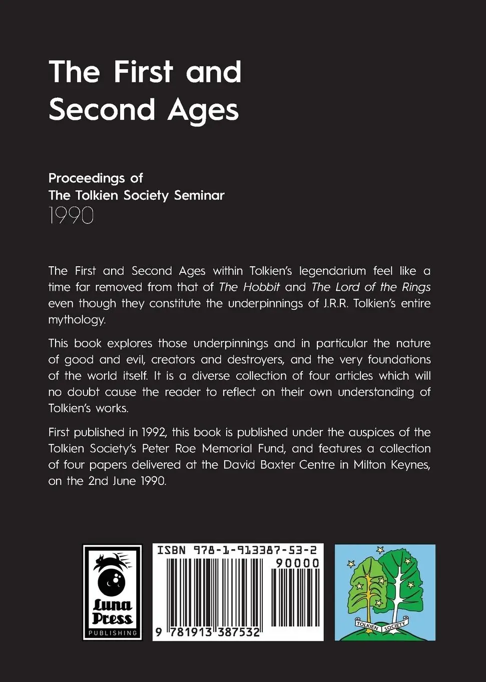 Rückseite: 9781913387532 | The First and Second Ages | Peter Roe Series III | Trevor Reynolds