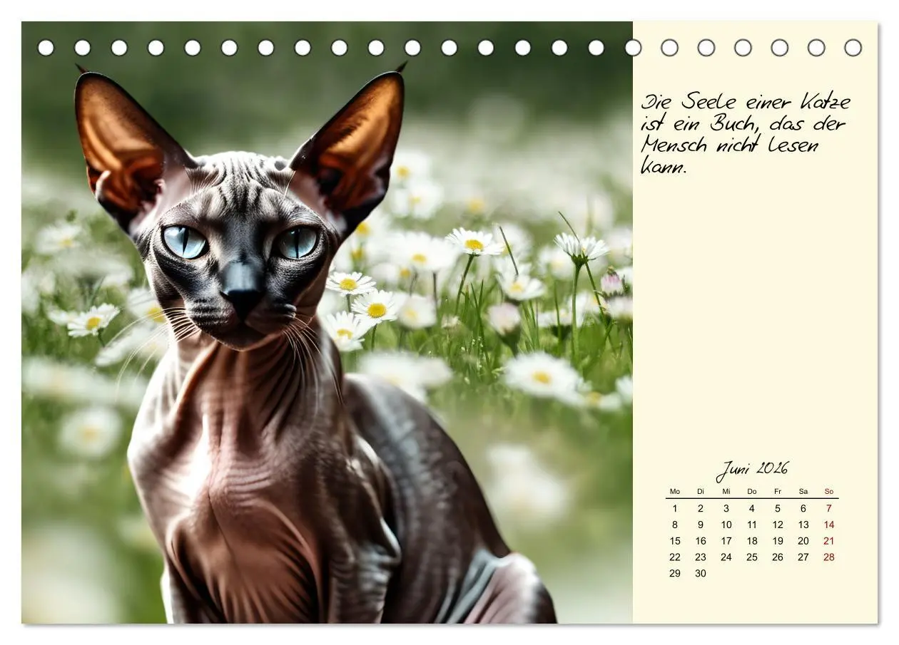 Bild: 9783457317532 | Katzen - Charakter und Schönheit (Tischkalender 2026 DIN A5 quer),...