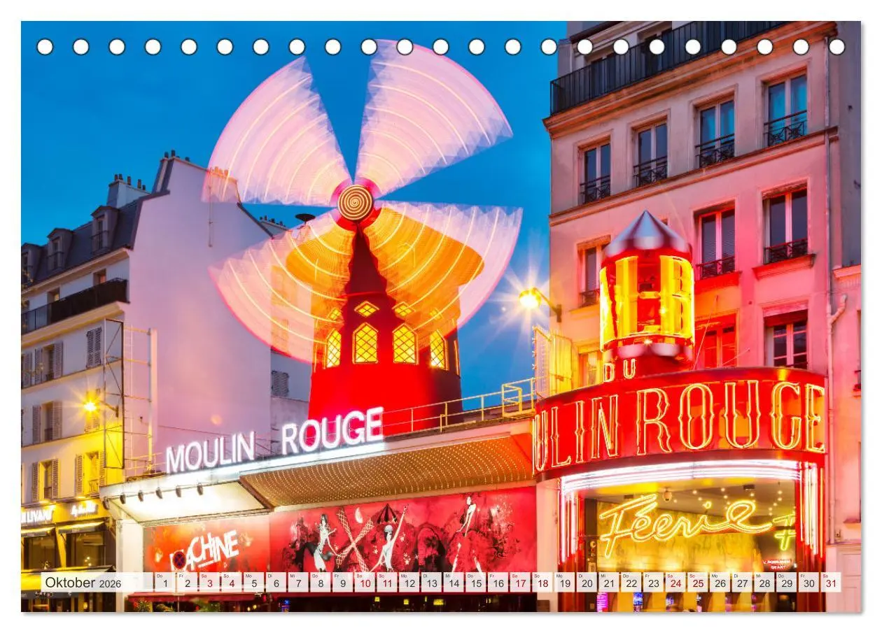 Bild: 9783457627532 | Paris - La Ville Lumière (Tischkalender 2026 DIN A5 quer), CALVENDO...
