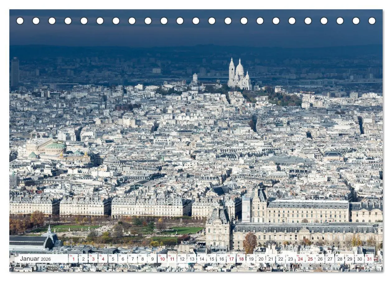 Bild: 9783457627532 | Paris - La Ville Lumière (Tischkalender 2026 DIN A5 quer), CALVENDO...