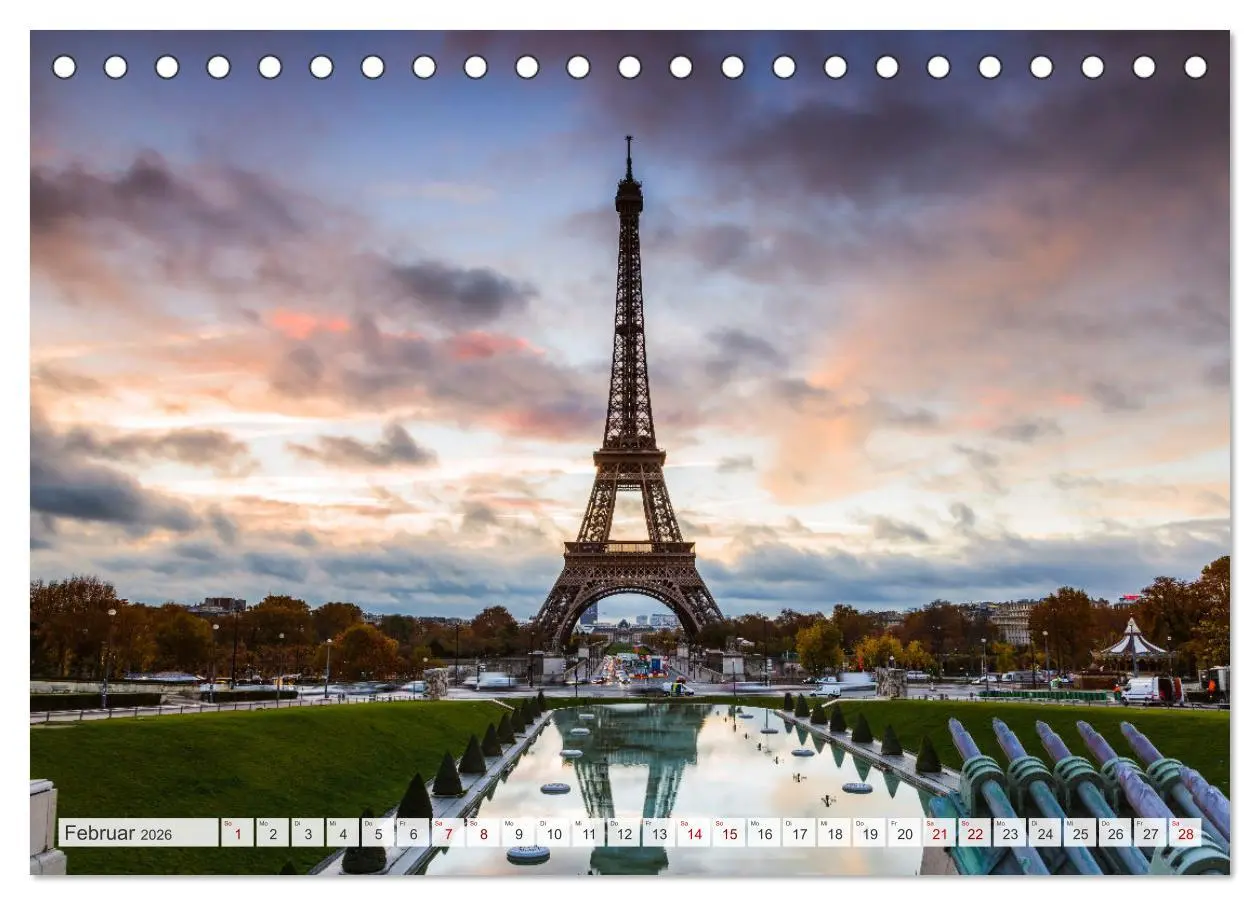 Bild: 9783457627532 | Paris - La Ville Lumière (Tischkalender 2026 DIN A5 quer), CALVENDO...