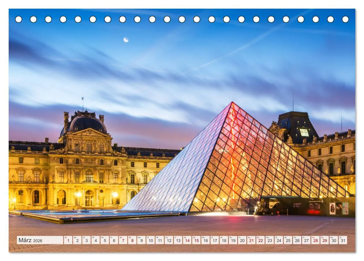 Bild: 9783457627532 | Paris - La Ville Lumière (Tischkalender 2026 DIN A5 quer), CALVENDO...